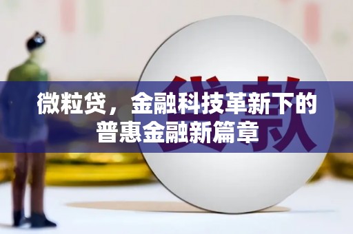 滦平微粒贷，金融科技革新下的普惠金融新篇章