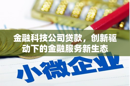 滦平金融科技公司贷款，创新驱动下的金融服务新生态