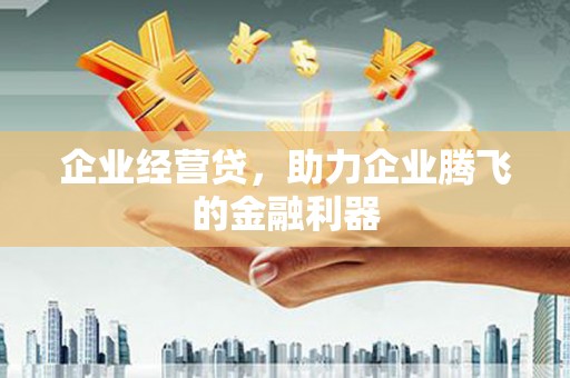 滦平企业经营贷，助力企业腾飞的金融利器