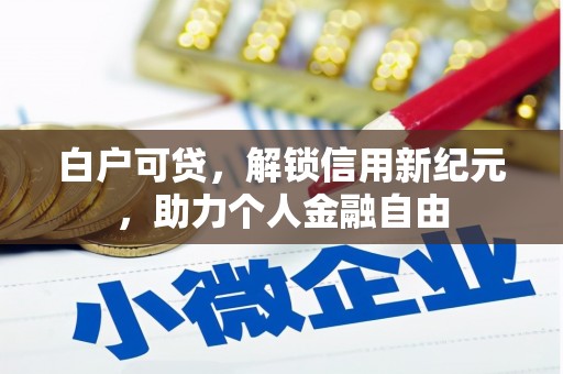 滦平白户可贷，解锁信用新纪元，助力个人金融自由