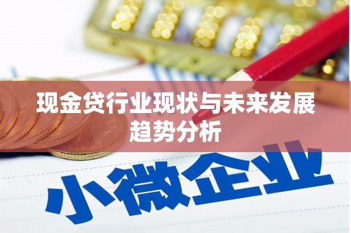 滦平现金贷行业现状与未来发展趋势分析