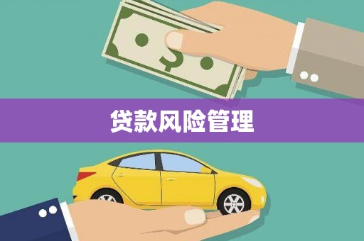 滦平贷款风险管理
