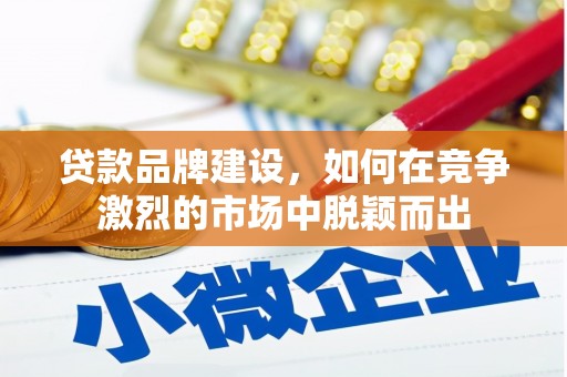 滦平贷款品牌建设，如何在竞争激烈的市场中脱颖而出