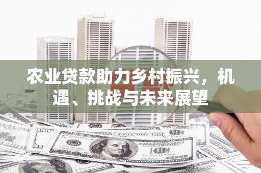 滦平农业贷款助力乡村振兴，机遇、挑战与未来展望