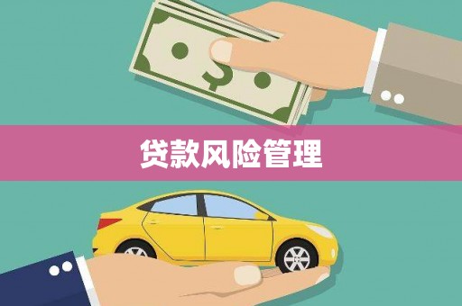 滦平贷款风险管理