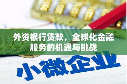 滦平外资银行贷款，全球化金融服务的机遇与挑战