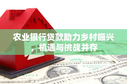 滦平农业银行贷款助力乡村振兴，机遇与挑战并存