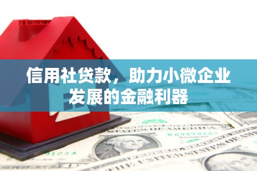 滦平信用社贷款，助力小微企业发展的金融利器