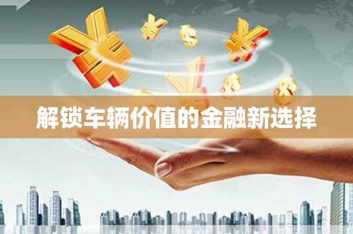 滦平解锁车辆价值的金融新选择
