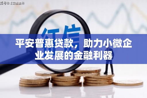 滦平平安普惠贷款，助力小微企业发展的金融利器